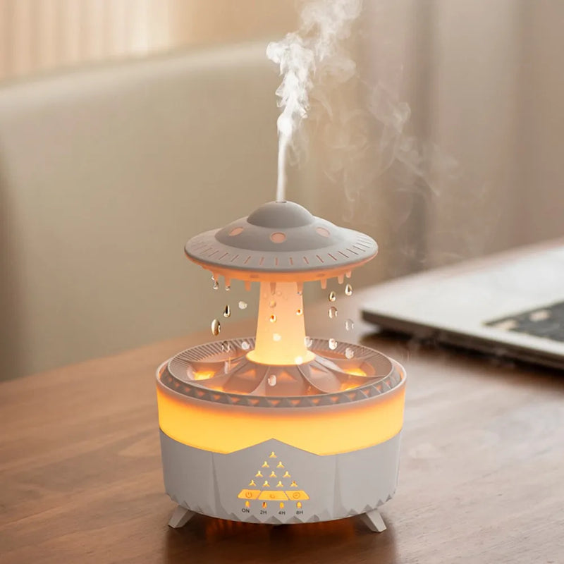Difusor De Óleo Essencial De Aromaterapia, Umidificador De Ar Forma UFO