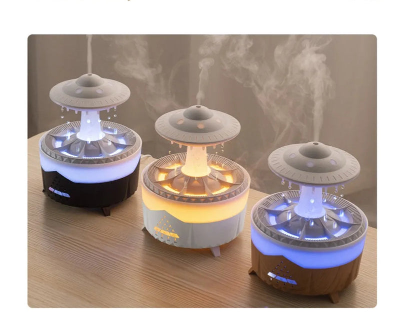 Difusor De Óleo Essencial De Aromaterapia, Umidificador De Ar Forma UFO