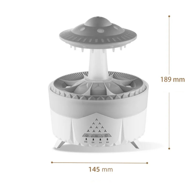 Difusor De Óleo Essencial De Aromaterapia, Umidificador De Ar Forma UFO