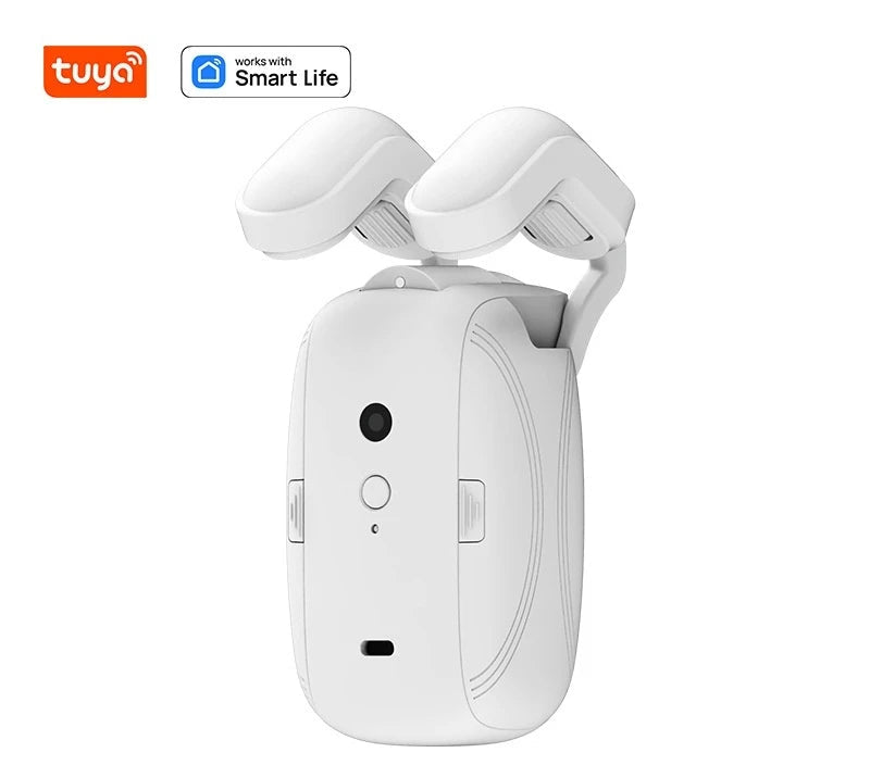 Robô Inteligente de Cortina Tuya – Instalação Fácil, APP + Controle por Voz, Compatível com Alexa/Google