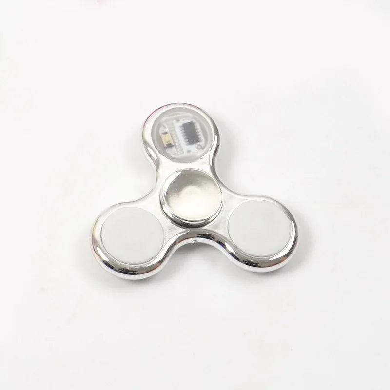 Spinner de Mão com LED Luminoso – Brilha no Escuro, Anti-Estresse e Diversão Garantida