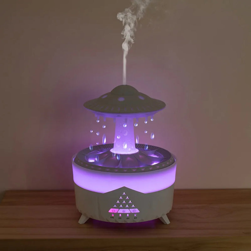 Difusor De Óleo Essencial De Aromaterapia, Umidificador De Ar Forma UFO