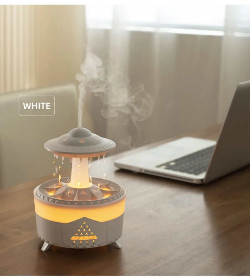 Difusor De Óleo Essencial De Aromaterapia, Umidificador De Ar Forma UFO