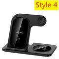 Carregador Sem Fio 3 em 1 Dobrável – iPhone, Apple Watch e AirPods | Rápido, Portátil e Seguro