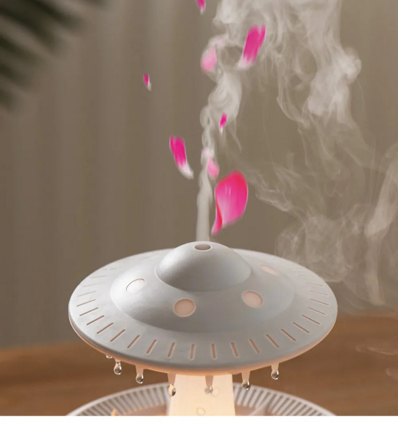 Difusor De Óleo Essencial De Aromaterapia, Umidificador De Ar Forma UFO