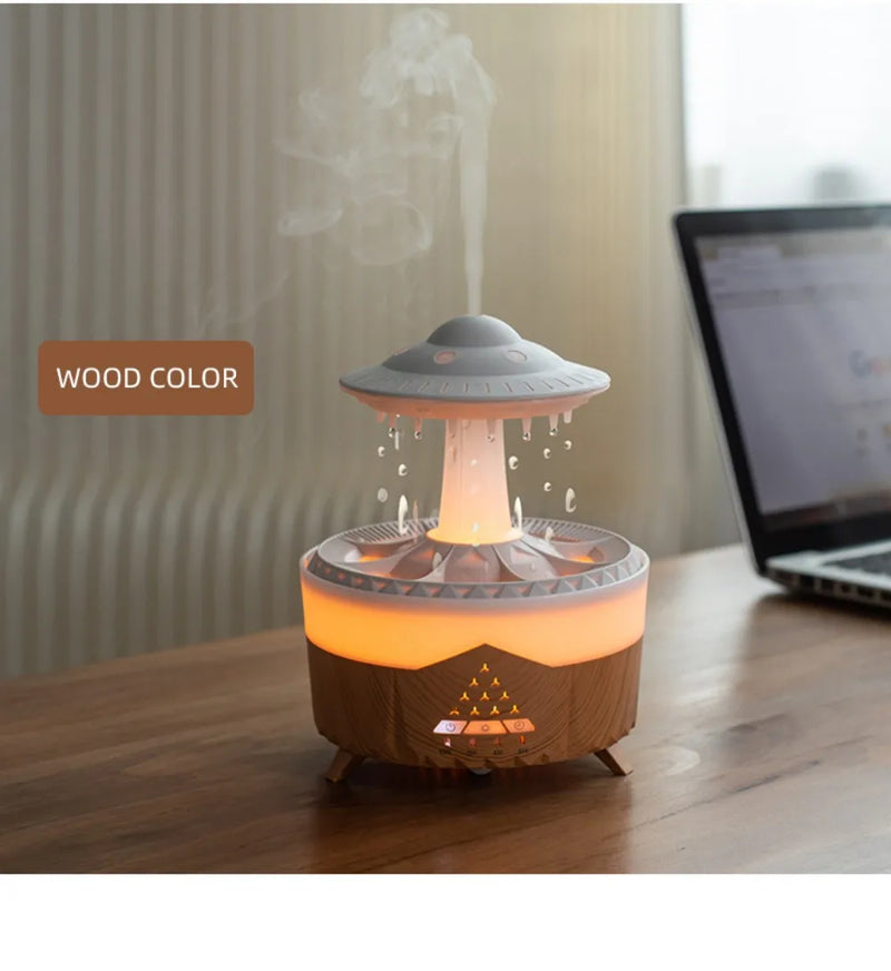 Difusor De Óleo Essencial De Aromaterapia, Umidificador De Ar Forma UFO