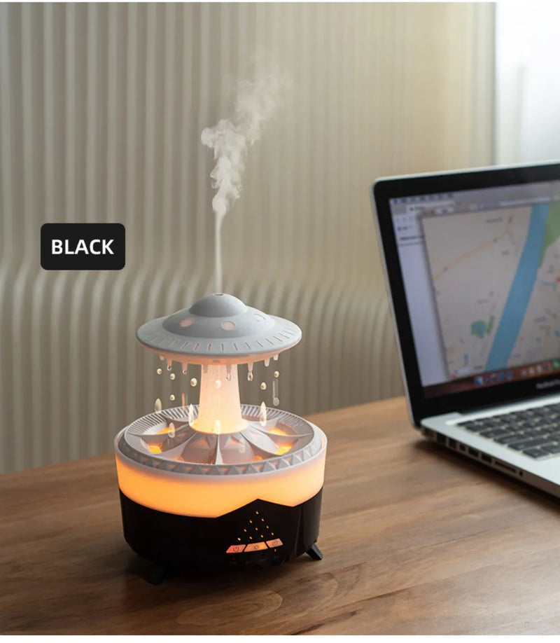 Difusor De Óleo Essencial De Aromaterapia, Umidificador De Ar Forma UFO