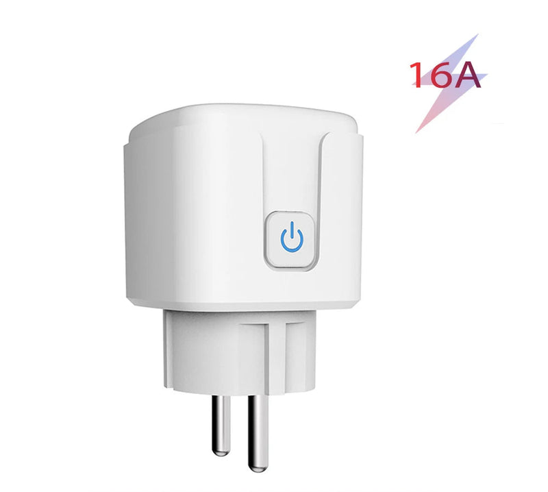 Tomada Inteligente ZigBee (EU) | 16A / 20A  Controle por Voz, Monitoramento de Energia e Automação via Alexa / Google Home